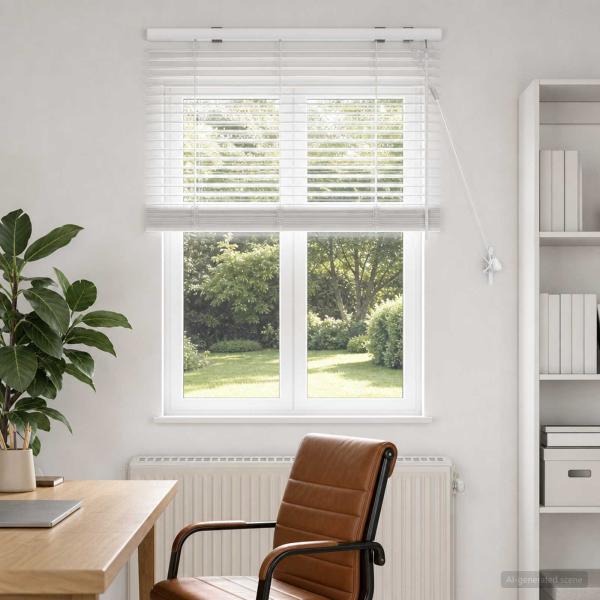 ARDEBO.de - Venezianische Jalousie Weiß 70 x 130 cm 35 mm