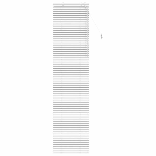 Venezianische Jalousie Weiß 60 x 250 cm 35 mm