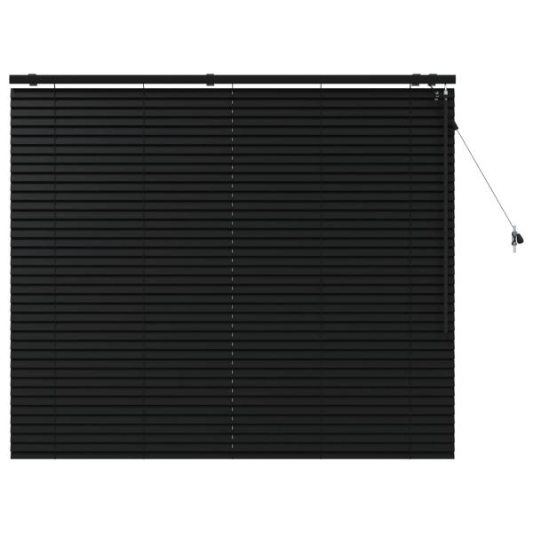 Venezianische Jalousie Schwarz 95 x 220 cm 35 mm