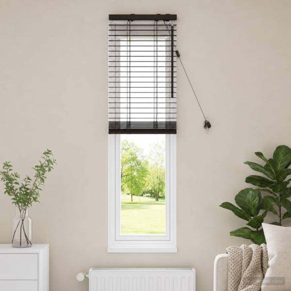ARDEBO.de - Venezianische Jalousie Dunkelbraun 45 x 130 cm 35 mm