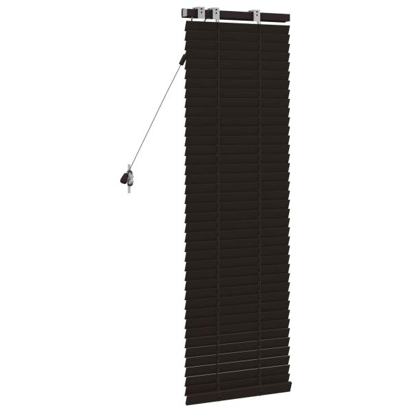 Venezianische Jalousie Dunkelbraun 45 x 130 cm 35 mm