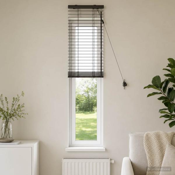 ARDEBO.de - Venezianische Jalousie Dunkelbraun 40 x 160 cm 35 mm