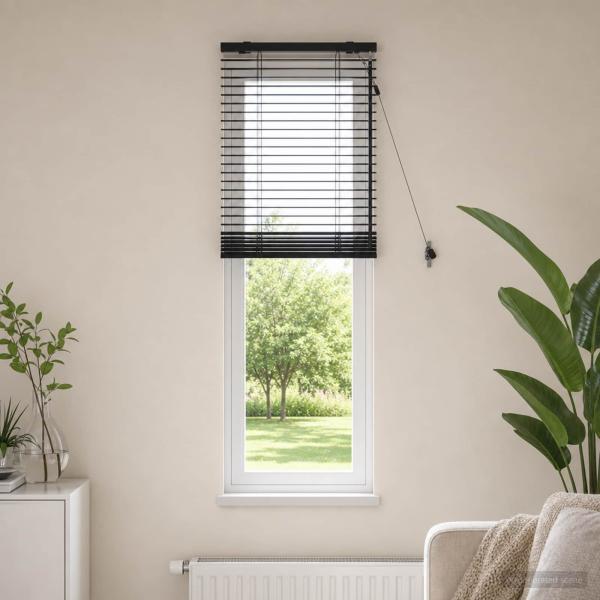 ARDEBO.de - Venezianische Jalousie Dunkelbraun 65 x 160 cm 35 mm