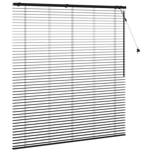 Venezianische Jalousie Dunkelbraun 160 x 160 cm 35 mm