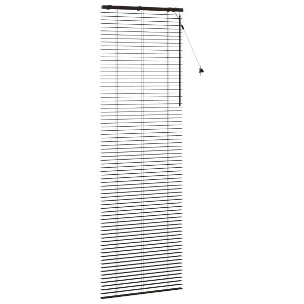Venezianische Jalousie Dunkelbraun 85 x 250 cm 35 mm
