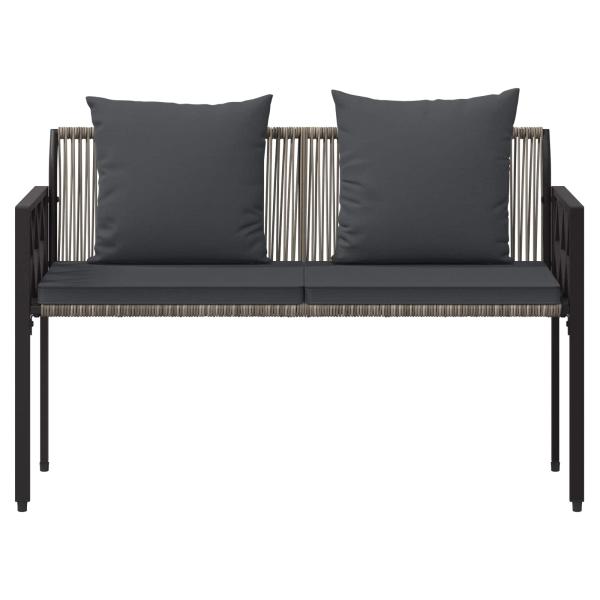 Bänke für Outdoor 2 -Seater 116 x 56 x 75 cm Poly-Rattan