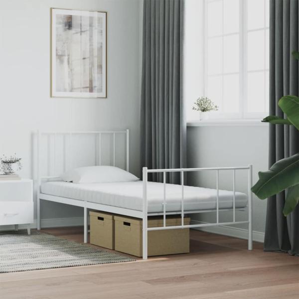 ARDEBO.de - Schaumstoffmatratze 75 x 190 cm Weiß