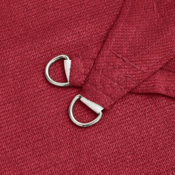 Sonnensegel 2 x 6 m HDPE Rechteckig Rot