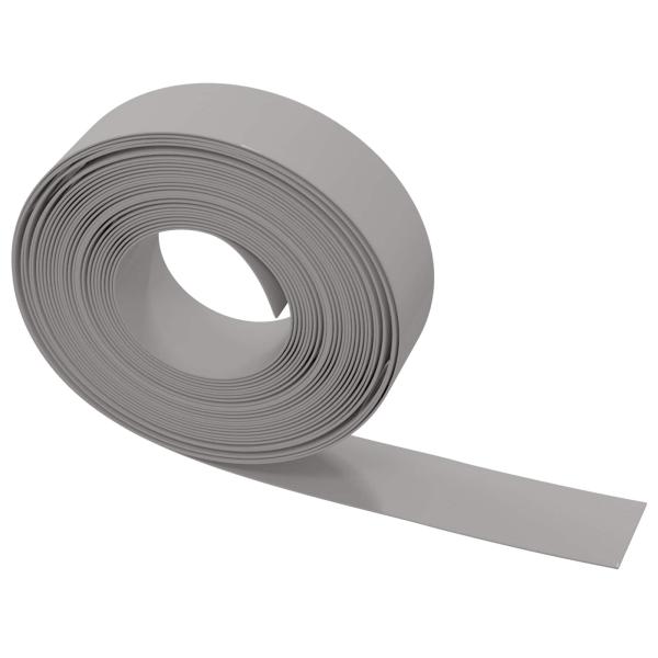 Gartenumrandung 25 m 15 cm PE Grau