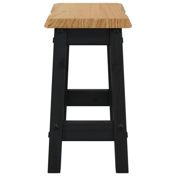 Barhocker EKAI 2 Stk. Schwarz 40 x 29 x 45,5 cm