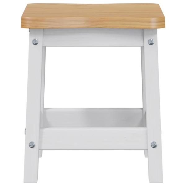 Barhocker EKAI 2 Stk. Weiß 40 x 29 x 45,5 cm