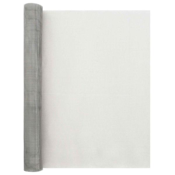 ARDEBO.de - Mesh Bildschirm 60 x 2000 cm 20 Mesh Edelstahl 201 Silber