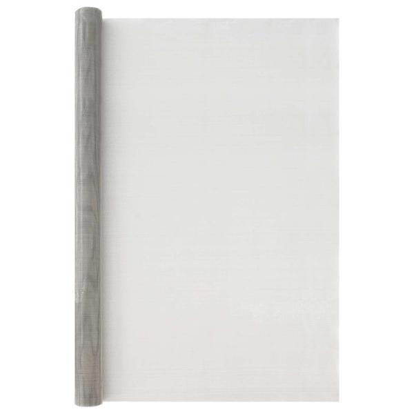 ARDEBO.de - Mesh Bildschirm 120 x 2000 cm 20 Mesh Edelstahl 201 Silber