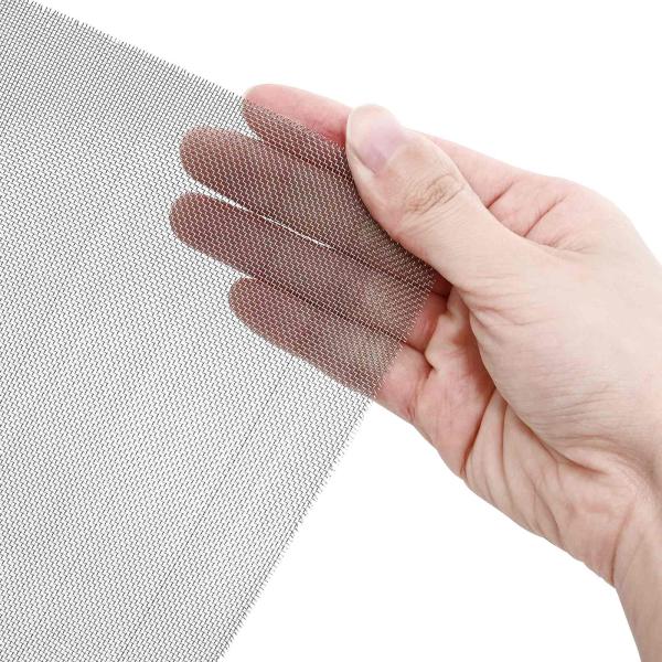 Mesh Bildschirm 80 x 500 cm 30 Mesh Edelstahl 201 Silber