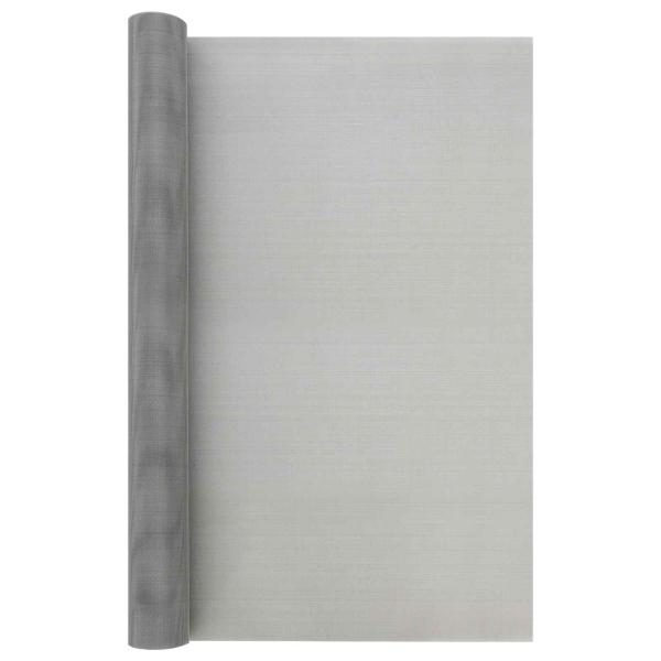 ARDEBO.de - Mesh Bildschirm 80 x 2000 cm 30 Mesh Edelstahl 201 Silber