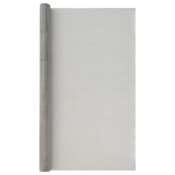 ARDEBO.de - Mesh Bildschirm 120 x 2000 cm 30 Mesh Edelstahl 201 Silber