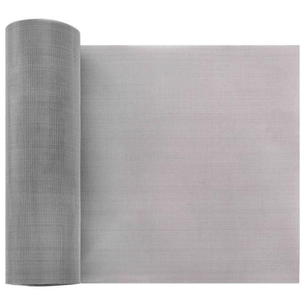 ARDEBO.de - Mesh Bildschirm 20 x 1000 cm 60 Mesh Edelstahl 201 Silber