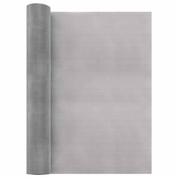 ARDEBO.de - Mesh Bildschirm 40 x 500 cm 60 Mesh Edelstahl 201 Silber