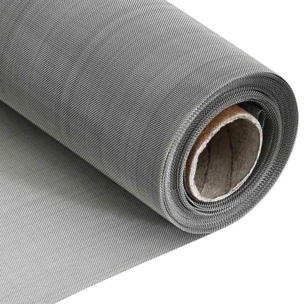 Mesh Bildschirm 60 x 1000 cm 60 Mesh Edelstahl 201 Silber