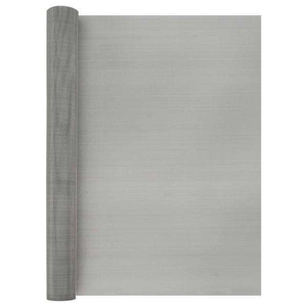 ARDEBO.de - Mesh Bildschirm 60 x 2000 cm 60 Mesh Edelstahl 201 Silber