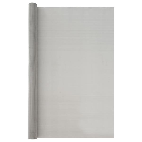 ARDEBO.de - Mesh Bildschirm 100 x 1000 cm 60 Mesh Edelstahl 201 Silber