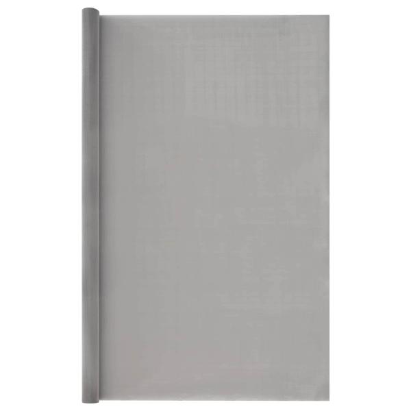 ARDEBO.de - Mesh Bildschirm 120 x 500 cm 120 Mesh Edelstahl 201 Silber
