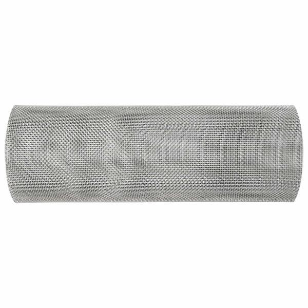 Drahtgeflecht 20 x 1000 cm 18 Mesh Edelstahl 304 Silber