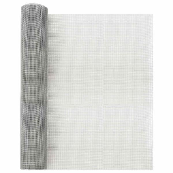 ARDEBO.de - Drahtgeflecht 40 x 2000 cm 18 Mesh Edelstahl 304 Silber