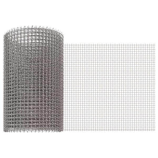 ARDEBO.de - Mesh Bildschirm 20 x 1000 cm 3 Mesh Edelstahl 201 Silber