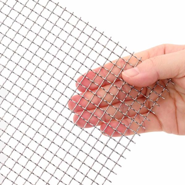 Mesh Bildschirm 20 x 1000 cm 3 Mesh Edelstahl 201 Silber