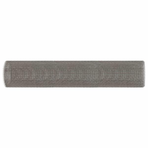 Mesh Bildschirm 60 x 200 cm 3 Mesh Edelstahl 201 Silber