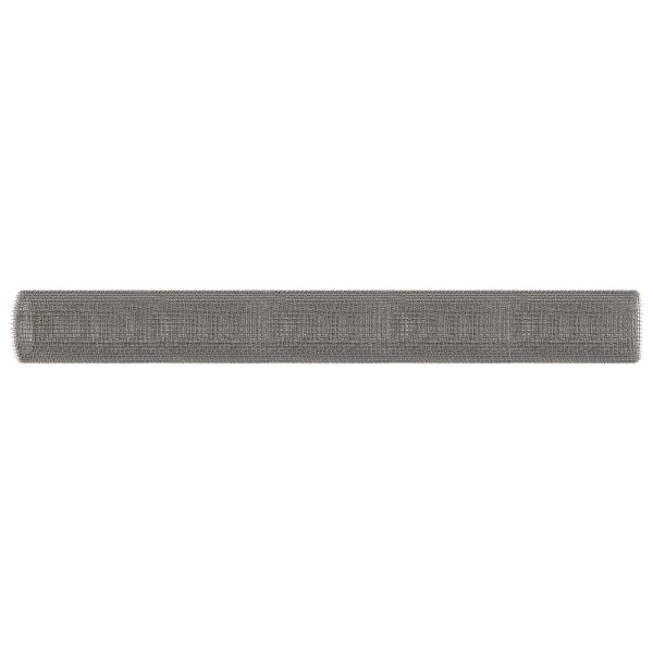 Mesh Bildschirm 100 x 500 cm 3 Mesh Edelstahl 201 Silber