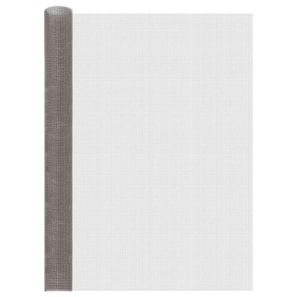 ARDEBO.de - Mesh Bildschirm 120 x 1000 cm 3 Mesh Edelstahl 201 Silber