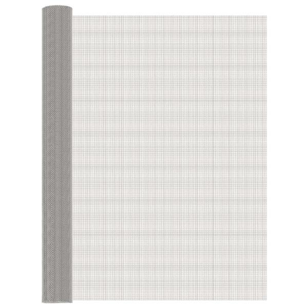 ARDEBO.de - Mesh Bildschirm 100 x 500 cm 8 Mesh Edelstahl 201 Silber