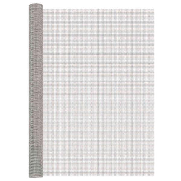 ARDEBO.de - Mesh Bildschirm 120 x 500 cm 8 Mesh Edelstahl 201 Silber