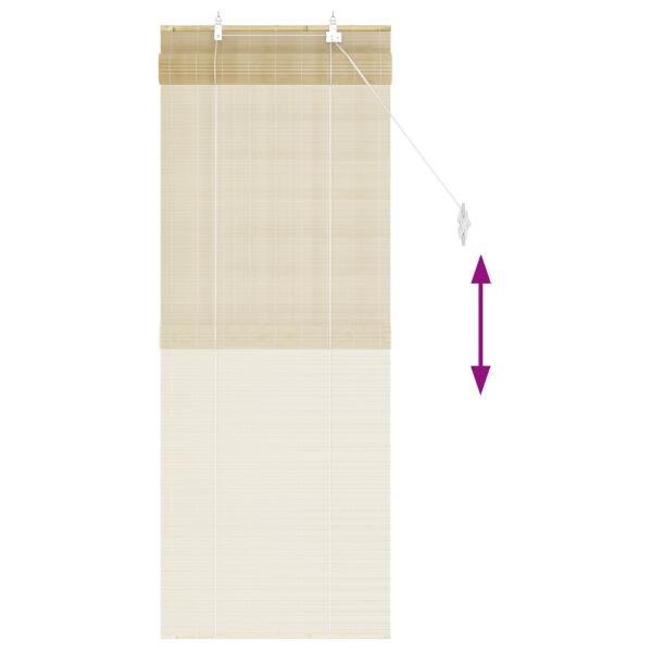 Rollo Natur 40 x 160 cm Bambus