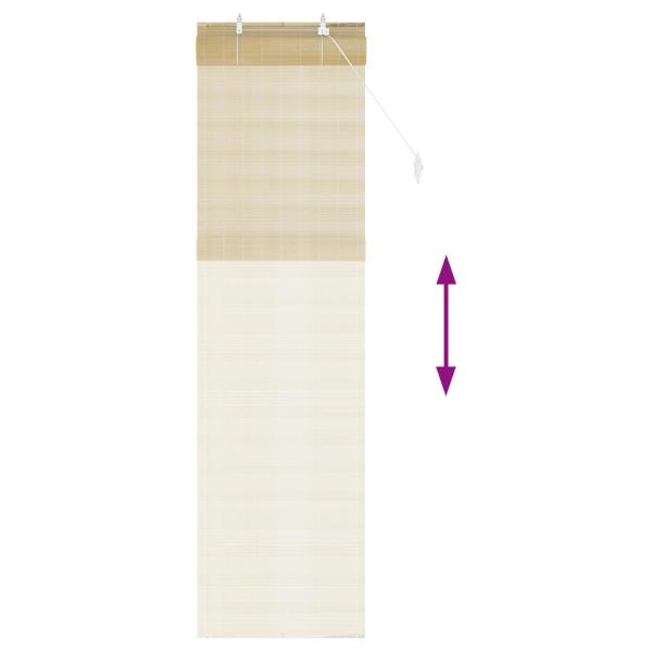 Rollo Natur 40 x 220 cm Bambus
