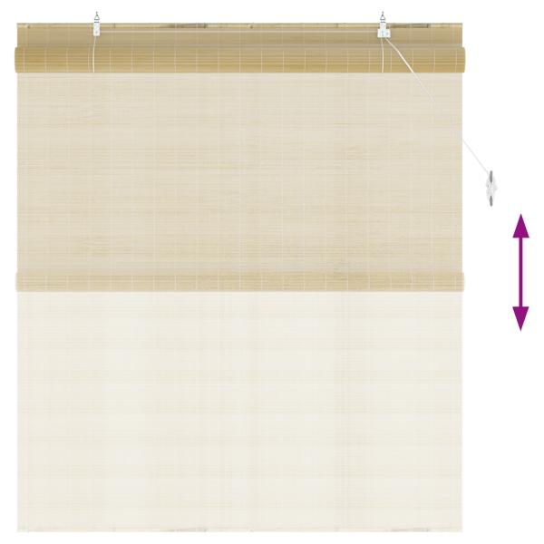 Rollo Natur 130 x 160 cm Bambus