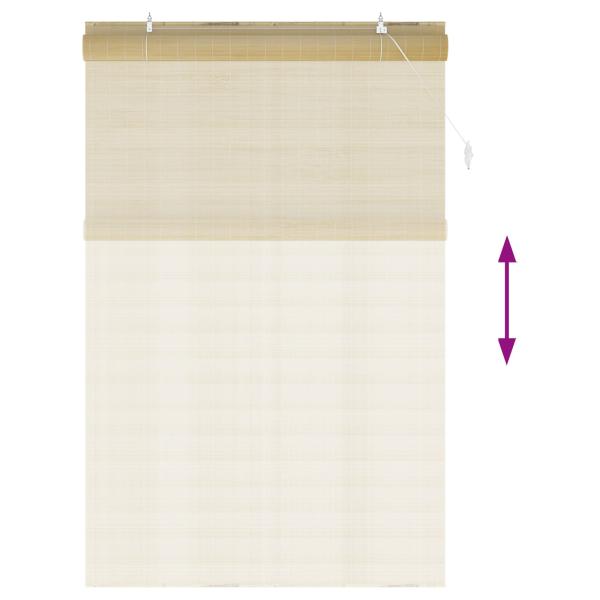 Rollo Natur 160 x 220 cm Bambus