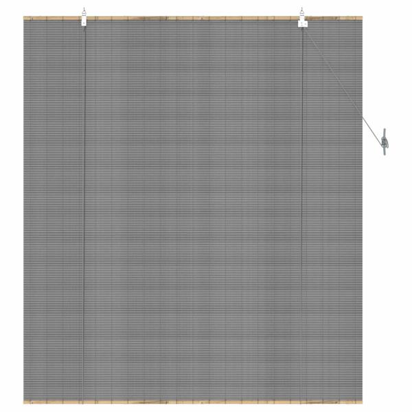 Rollo Grau 140 x 160 cm Bambus