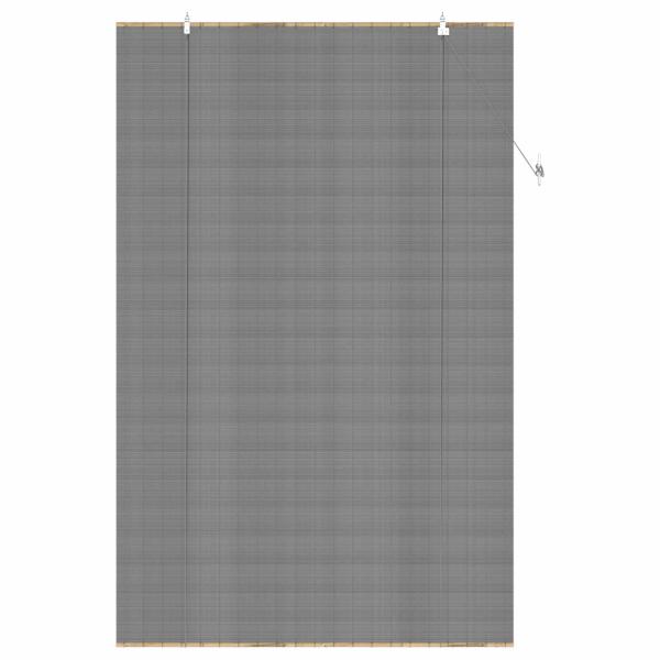 Rollo Grau 150 x 220 cm Bambus