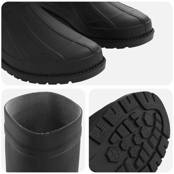 Regenstiefel PVC Größe 46 Schwarz