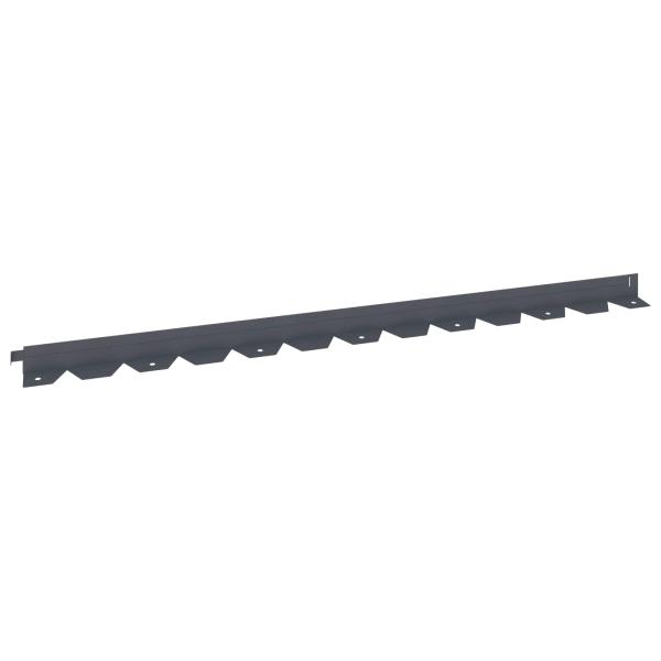 Raseneinfassung 20 stk. 102 x 4 x 4 cm Stahl Anthrazit