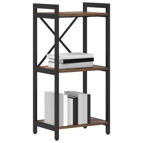 Bücherregal 40 x 30 x 85 cm Holzwerkstoff Geräucherte Eiche