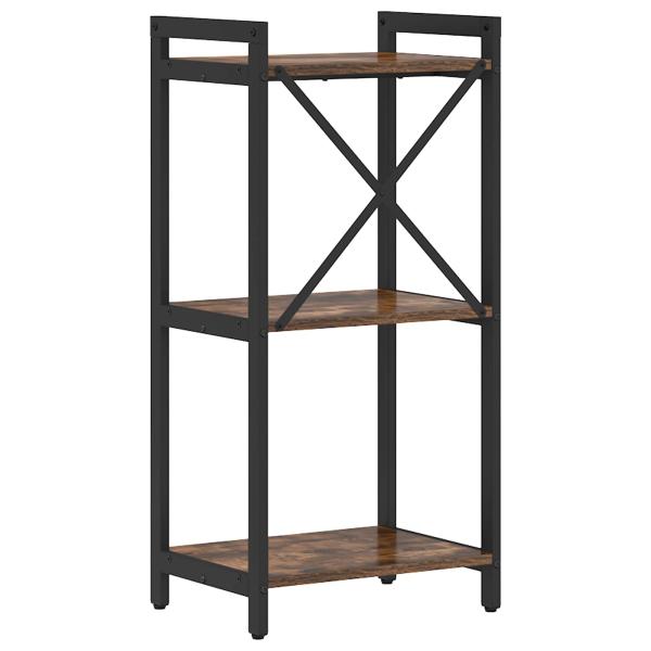Bücherregal 40 x 30 x 85 cm Holzwerkstoff Geräucherte Eiche