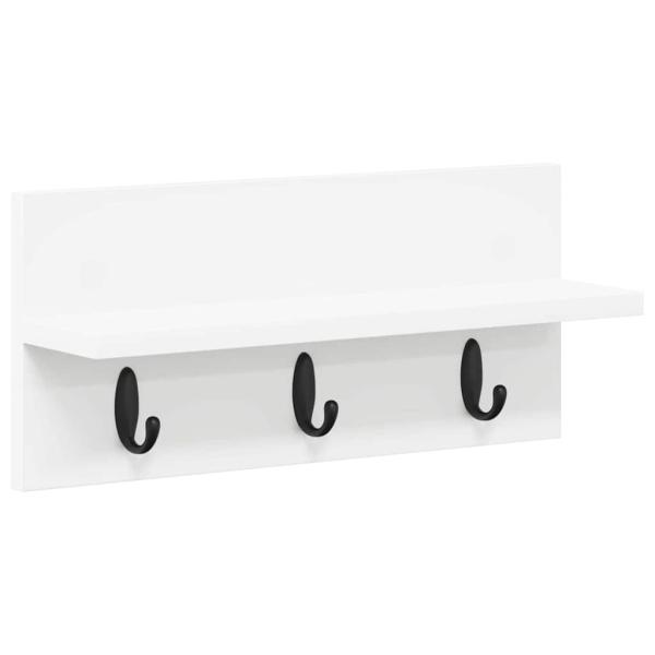 Wandmontierter nachttisch Wandhalterung Weiß 40 x 10,5 x 18 cm