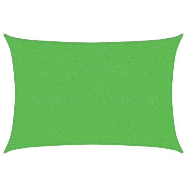 Sonnensegel 160 g/m² Hellgrün 3x4,5 m HDPE