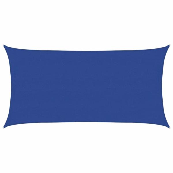 Sonnensegel 160 g/m² Rechteckig Blau 4x7 m HDPE