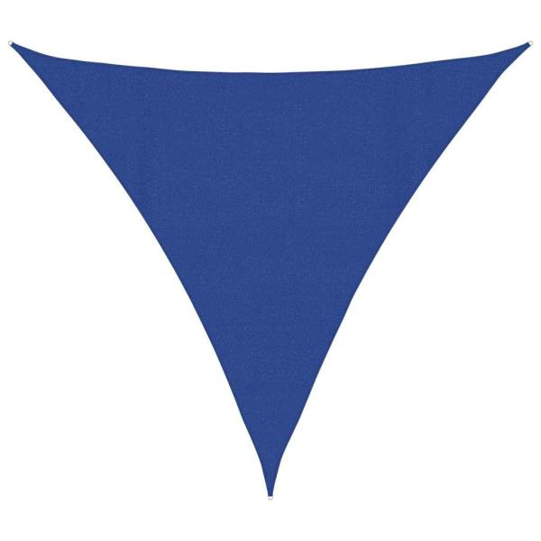 Sonnensegel 160 g/m² Blau 4x4x4 m HDPE