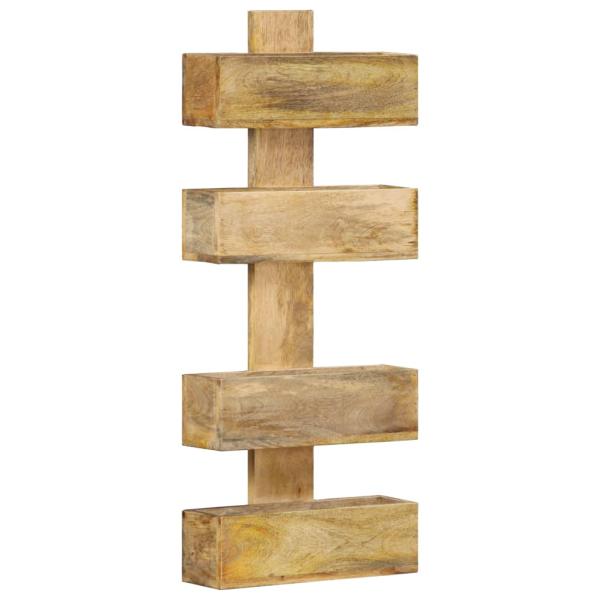 ARDEBO.de - Wand-Zeitschriftenständer 30 x 11 x 72 cm Massivholz Mango